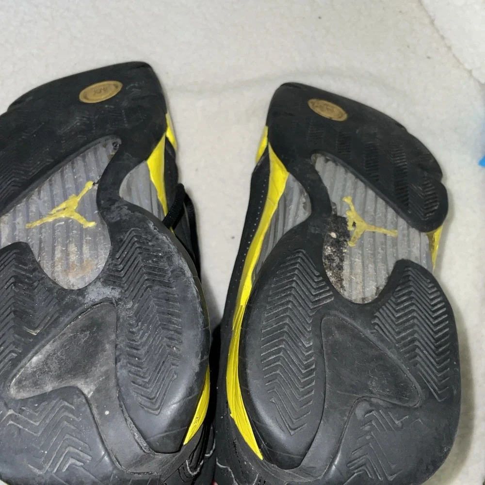 Nike Air Jordan 14 Retro Thunder 2014 487471-070 Last Shot‎ Size 17